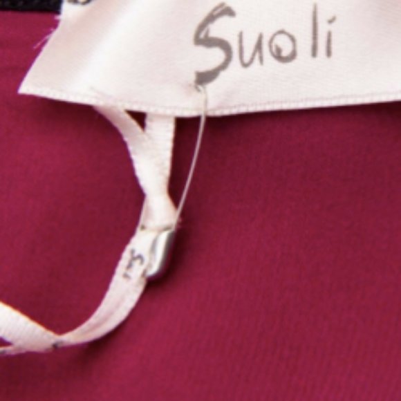 SUOLI Jumpsuit Size M Sequins Pleated Keyhole Back - Picture 5 of 7